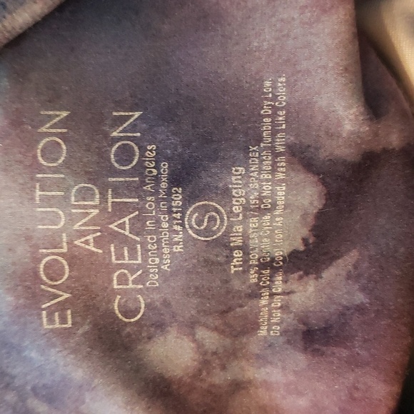 EVCR High Waisted Leggings - 7/8 Length Athletic Tummy Control - Picture 9 of 9